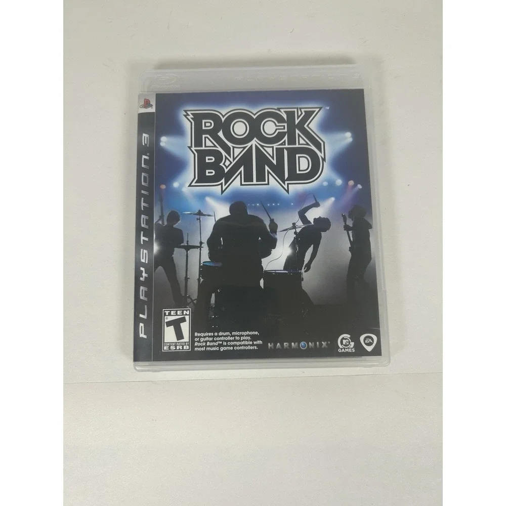Rock Band (Sony PlayStation 3, 2007) In Case With‎ Manual